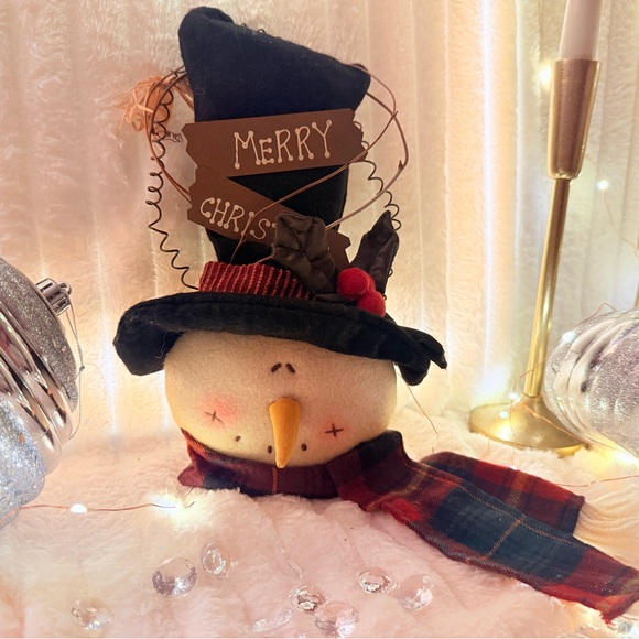 Cute Snowman Hanging Christmas Holiday Decor - Picture 1 of 6